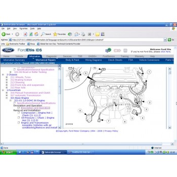 Phần mềm tra cứu FORD ETIS