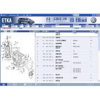 Phần mềm tra cứu phụ tùng AUDI EPC