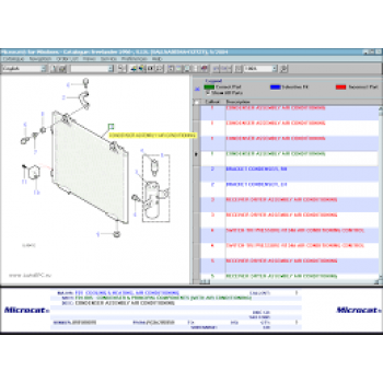 Phần mềm tra cứu phụ tùng LANGE ROVER MICROCAT
