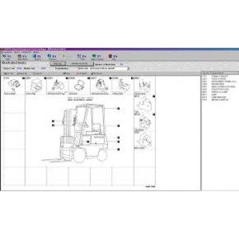 Phần mềm tra cứu phụ tùng TOYOTA INDUSTRIAL EQUIQMENT