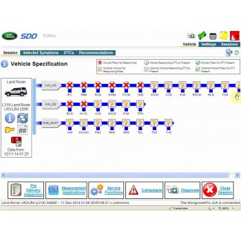 Phần mềm chẩn đoán V139 JLR MANGOOSE